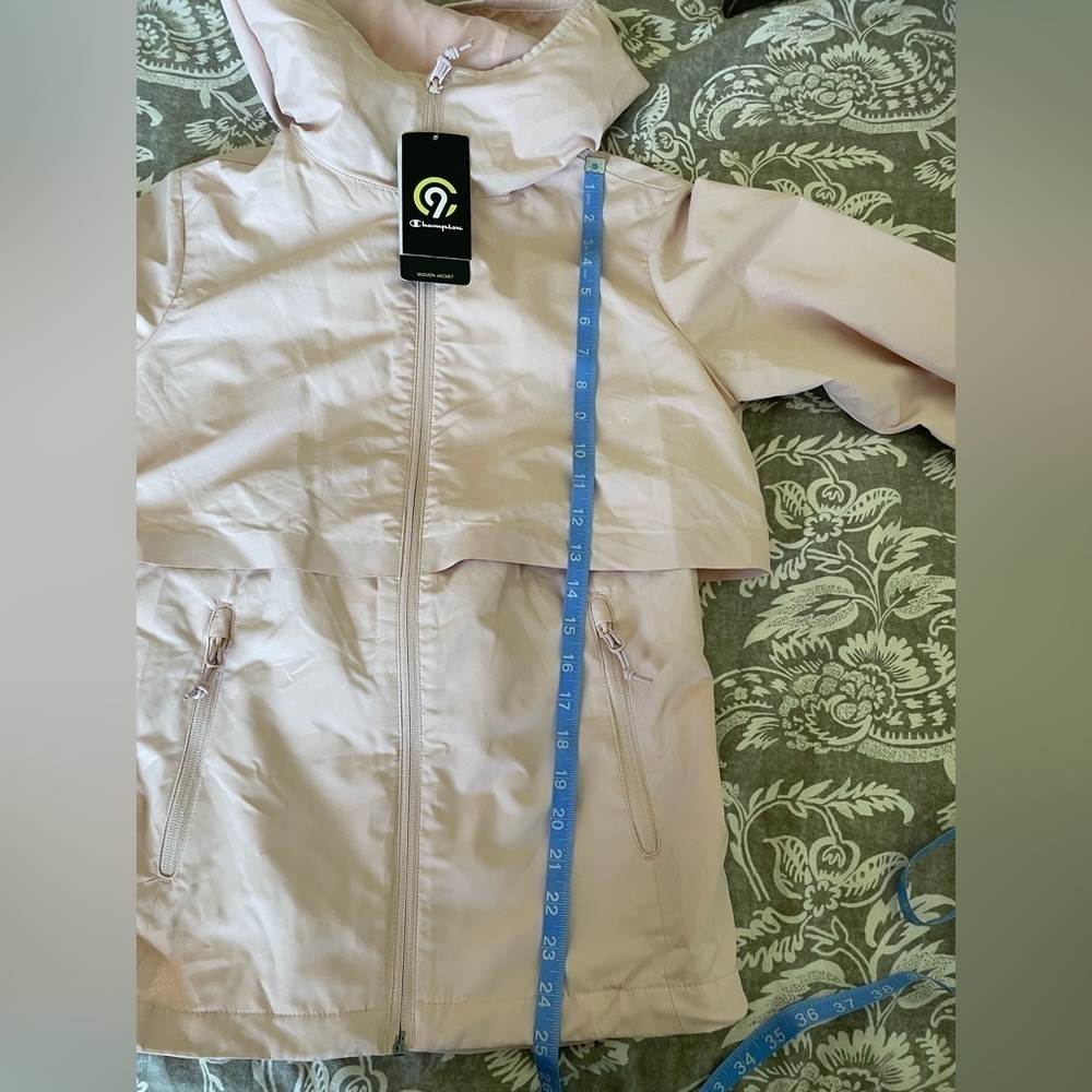Champion NWT pink rain jacket size XS blush pink - Picture 8 of 8